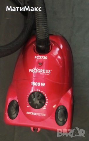 Прахосмукачка PROGRESS 1800W, снимка 5 - Прахосмукачки - 54120203