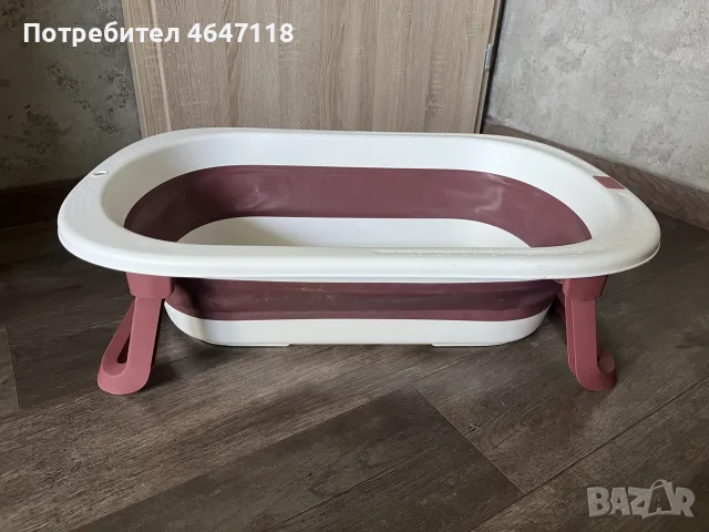 Сгъваема бебешка вана, снимка 4 - За банята - 55563441