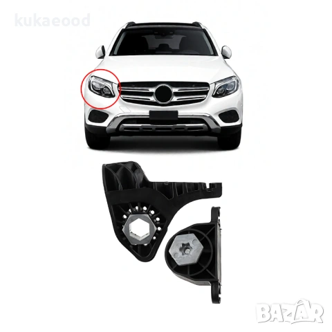 Комплект щипки за захващане на фар Mercedes GLC-Class X253, снимка 3 - Части - 54192474