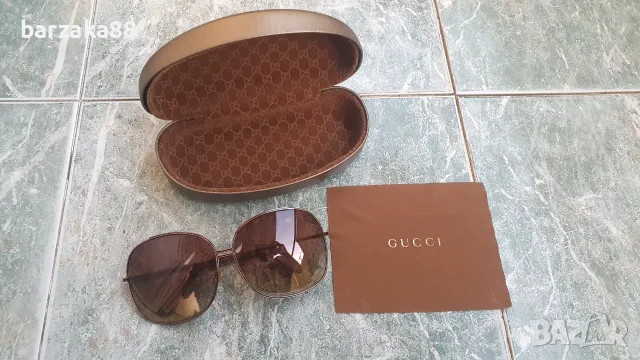 Дамски слънчеви очила Gucci с калъф, снимка 4 - Слънчеви и диоптрични очила - 55451599