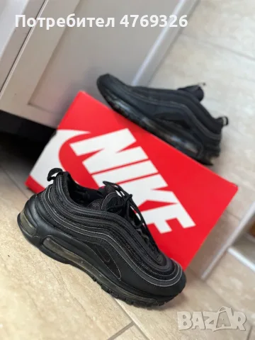 Nike Air Max 97 Triple Black – Оригинални, 41 номер, снимка 8 - Маратонки - 55529668