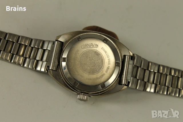Дамски Часовник CORNAVIN Pentaflex Оригинална Верижка 1960's, снимка 8 - Дамски - 54319189