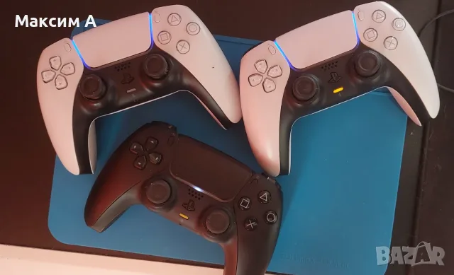 PlayStation 5 (Дискова) + 3 Джойстика + ВЕЧНИ Стиви GuliKit TMR + Стойка, снимка 3 - PlayStation конзоли - 55407542
