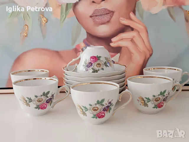 Антикварен, винтидж сервиз, снимка 14 - Антикварни и старинни предмети - 55329095