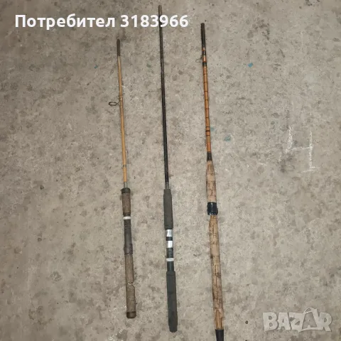 въдици 3 броя стари използвани са , снимка 5 - Такъми - 55317567