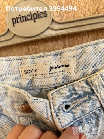 Къси дънкови гащи Stradivarius, снимка 3 - Къси панталони и бермуди - 54527930
