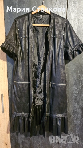 Голям размер уникална връхна дреха, снимка 6 - Жилетки - 54162840