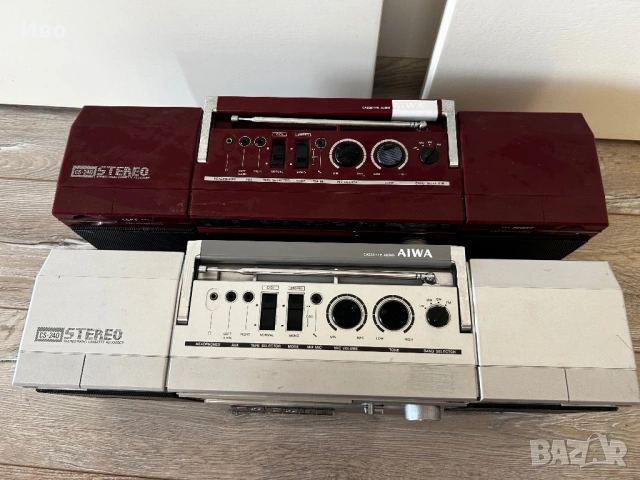 Aiwa CS-240 Радиокасетофони  +1 подарък, снимка 2 - Радиокасетофони, транзистори - 54811173