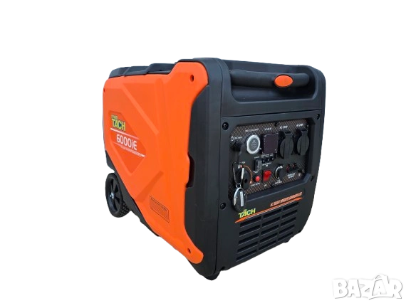 5 kW Инверторен генератор ток агрегат за ток TACH 6000iE (бензин/газ)