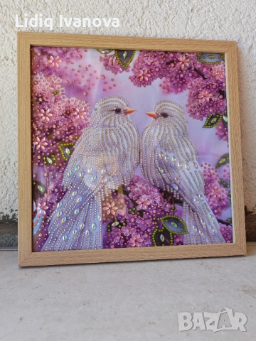 Готов частично облепен диамантен гоблен 