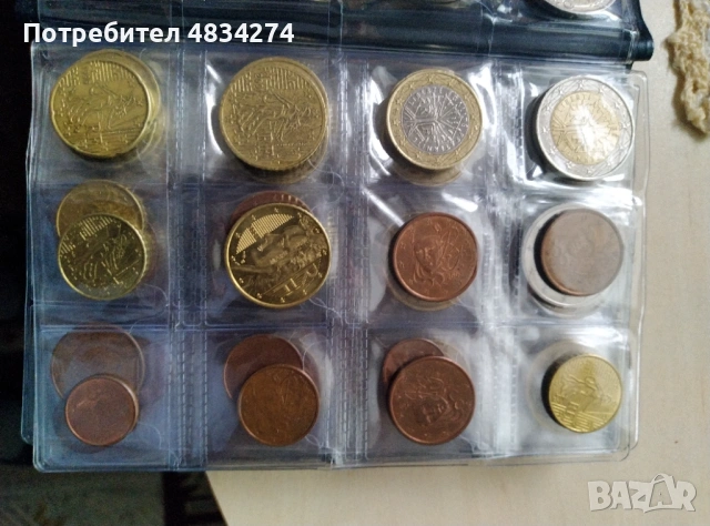 евро монети класьор, снимка 3 - Нумизматика и бонистика - 54629963