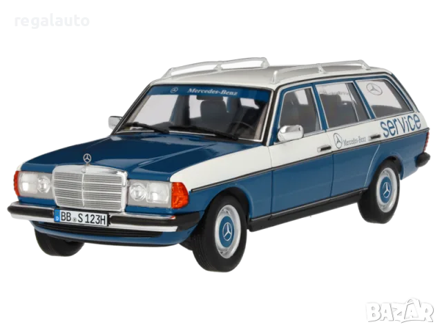 B66040720,умален модел,die-cast Mercedes Benz 200 T-Modell,S123(1980-1985),Servicewagen,1:18