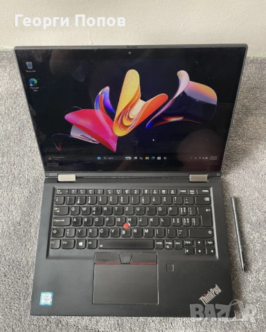 ThinkPad X390 YOGA Lenovo - Touchscreen, 16GB RAM DDR4, core i5- 8365u, 256 GB SSD NVMe M.2 / 13.3'', снимка 4 - Лаптопи за работа - 54749403