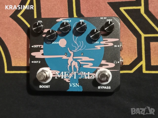 Нов ефект за ел.китара " METAL - VSN "- Twin Pedal Distortion. , снимка 2 - Китари - 55238638