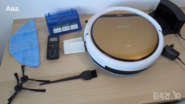 Робот прахосмукачка ZACO V5x – почти нова, моп + прахосмукачка, WiFi, 85€, снимка 10 - Други стоки за дома - 54818576