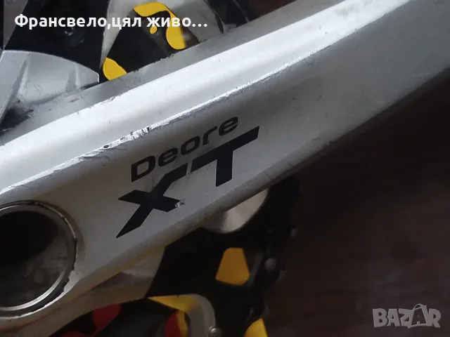 Курбел със средно движение за велосипед колело Shimano deore xt fc m 770, снимка 2 - Части за велосипеди - 51555532