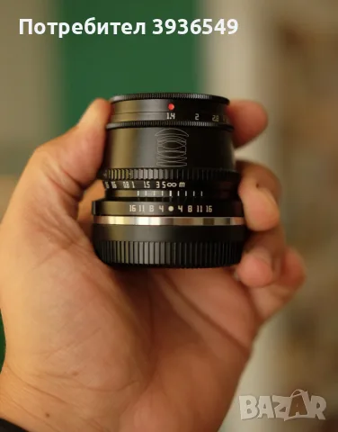 TTartisans 35mm F1.4  Fujifilm X, снимка 5 - Обективи и филтри - 55416656