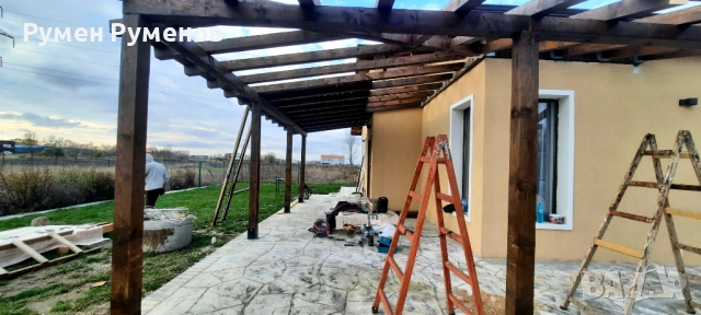 ТОП НАВЕСИ  дървени  навеси, метални навеси навеси navesi, снимка 15 - Ремонти на покриви - 54202593