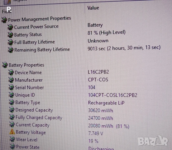 Голям 17" Lenovo/AMD/ 1GB video/8ram/ SSD xapд диск/отлична батерия, снимка 14 - Лаптопи за дома - 54976183