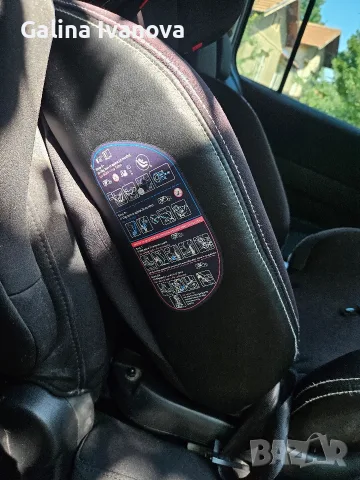 CANGAROO Стол за кола 0-36 кг. PILOT ISOFIX 360° ЧЕРНА КОЖА ЧЕРЕН , снимка 2 - Други - 55604491