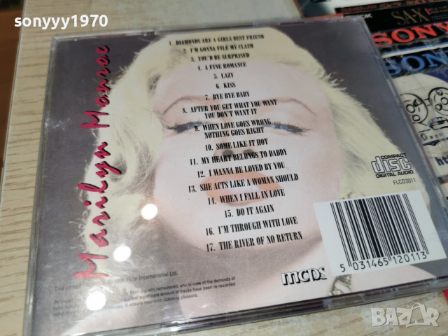 MARILYN MONROE CD-ВНОС GERMANY 0304261734H2E6R, снимка 11 - CD дискове - 54081710