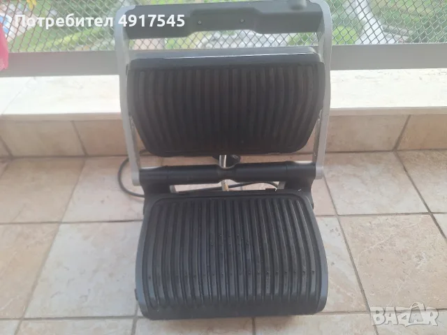 Optigrill tefal + плочи за гофрети и тавичка, снимка 5 - Скари - 55649452