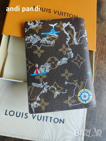 дамски портмонета/калъфи за паспорт Louis Vuitton , снимка 14 - Портфейли, портмонета - 55498593