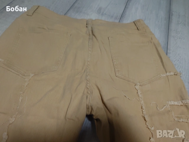 Нови уникални накъсани дънки хл размер , снимка 3 - Дънки - 54314109
