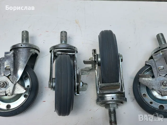 Въртящи се колела със спирачка за скеле, снимка 4 - Други - 55579325