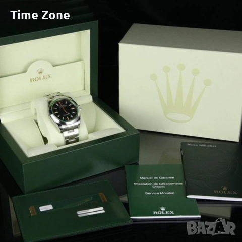 Rolex Milgauss 40mm Steel Black Dial Automatic 116400 Мъжки/ Унисекс, снимка 2 - Мъжки - 54047652