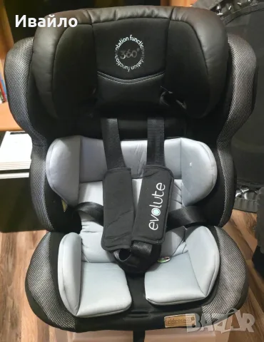 Столче за кола Chipolino - Evolute 360, 0-36 kg, с Isofix, асфалт
