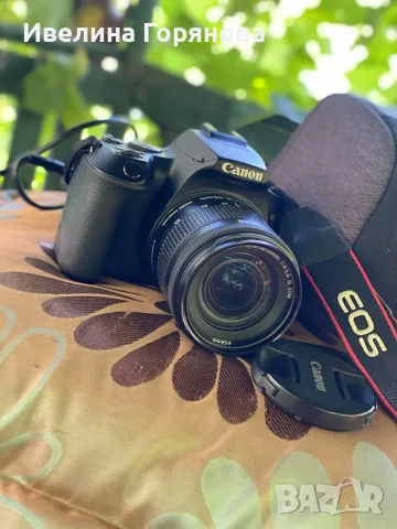 Продавам фотоапарат Canon EOS 250D с оригинален обектив Canon EF-S 18-55mm f/4-5.6 IS STM, снимка 5 - Обективи и филтри - 55513386