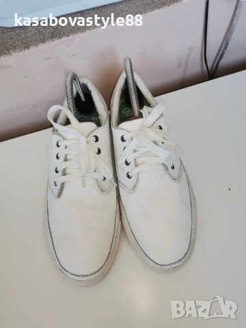 Бели обувки Clarks 42 н. Естествена кожа , снимка 2 - Дамски ежедневни обувки - 54148411