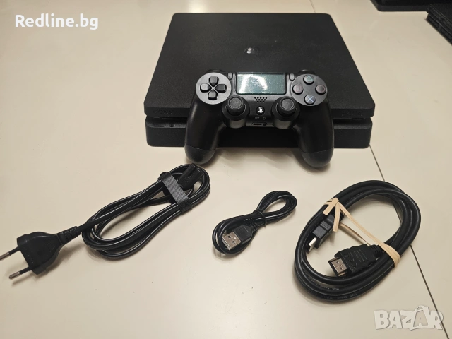 PlayStation 4 Slim 500GB / Плейстейшън 4 Слим — РЕПАСТИРАН, Топ Цена! (+ 1г. Гаранция)