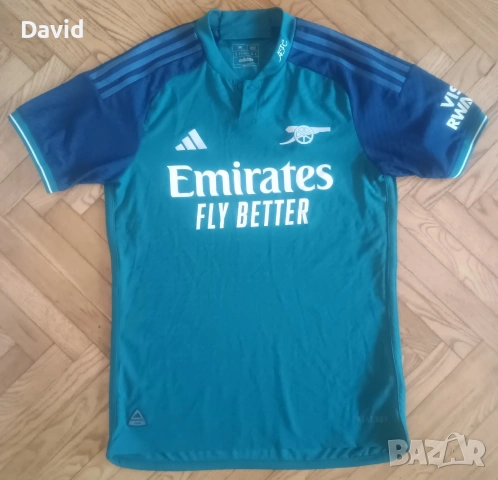 Оригинална Фланелка на Арсенал Third Kit 23/24 Player Issue