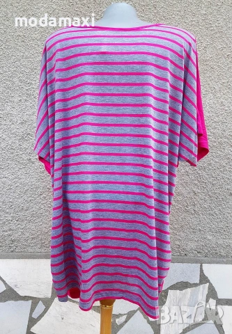 4XL  Нова туника Avenue в розово , снимка 5 - Туники - 55054300
