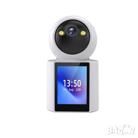 Компактна Wi-Fi видеокамера за наблюдение с 1080p HD и двупосочна комуникация, снимка 2 - IP камери - 55629869