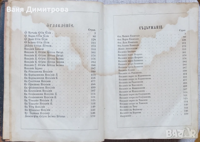 Библия Новий Завѣтъ (1867 г.) – Ню Йорк, снимка 2 - Други - 54667389