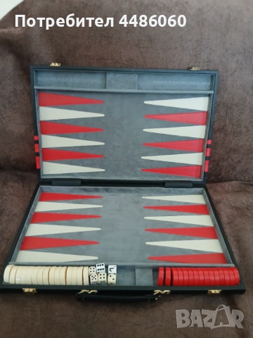 Кожена табла за игра, снимка 3 - Шах и табла - 54040964