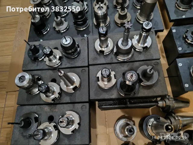 Дорници държачи за фреза с инструменти SK40 - 250 броя, снимка 10 - Стругове - 55624355