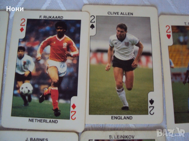 Карти от дъвки футболисти "Евро 88"., снимка 3 - Колекции - 54114534
