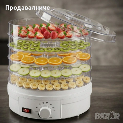 Дехидратор за храна 500W с 5 нива , снимка 2 - Други - 55160397