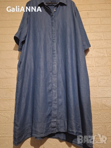 СТРАХОТНА  ДЪНКОВА РОКЛЯ HEMA 2XL-3XL, снимка 6 - Рокли - 54813472