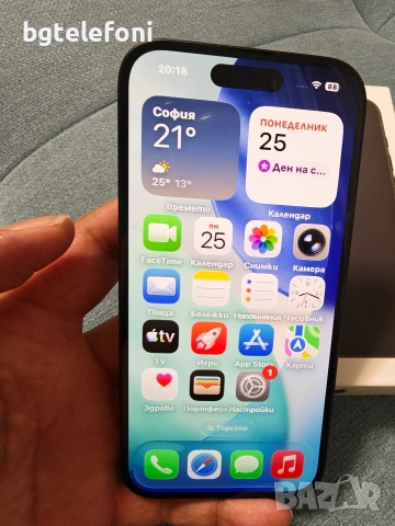 iPhone 16 128 black,много запазен с кутия, снимка 6 - Apple iPhone - 54677652
