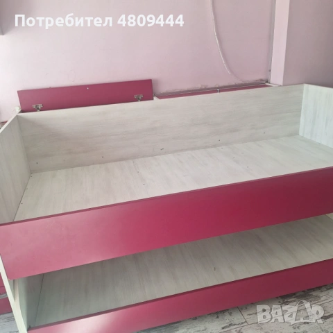 Детско двуетажно легло за момичета