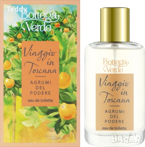 Тоалетна вода, парфюм Bottega Verde Viaggio in Toscana Agrumi Del Podere, 50 мл