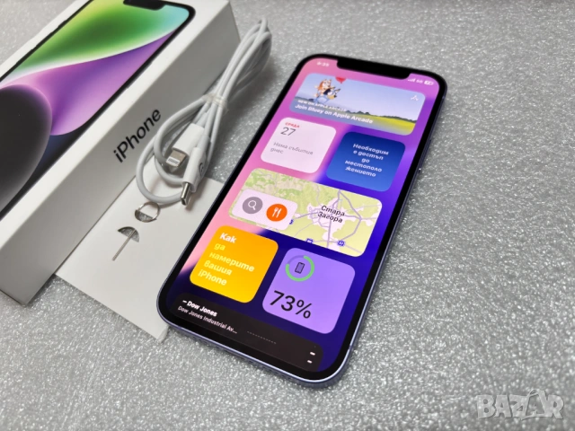Перфектен! Като нов! 100% Батерия! Смартфон Apple iPhone 12, 64 GB, Purple, снимка 2 - Apple iPhone - 54686421