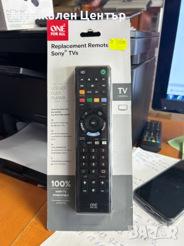 Replacement Remote Sony TVs-Работи с всички телевизори на Sony 
