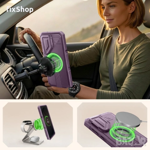 TECH-PROTECT KEVLAR MAGSAFE 2-SET GALAXY S26 ULTRA VIOLET, снимка 6 - Калъфи, кейсове - 54887455