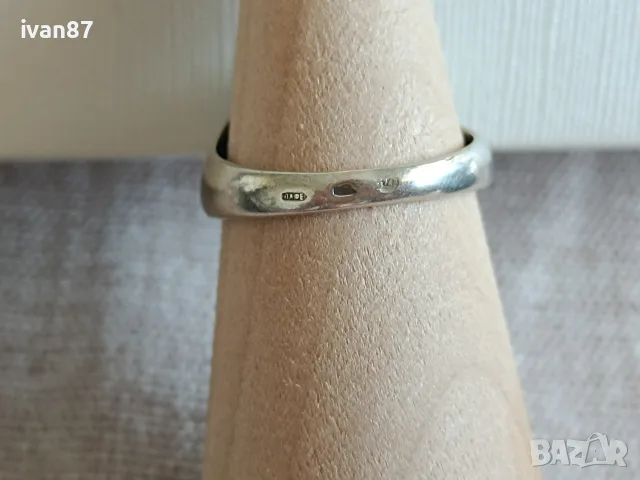 Сребърен пръстен (37), снимка 3 - Пръстени - 55692643